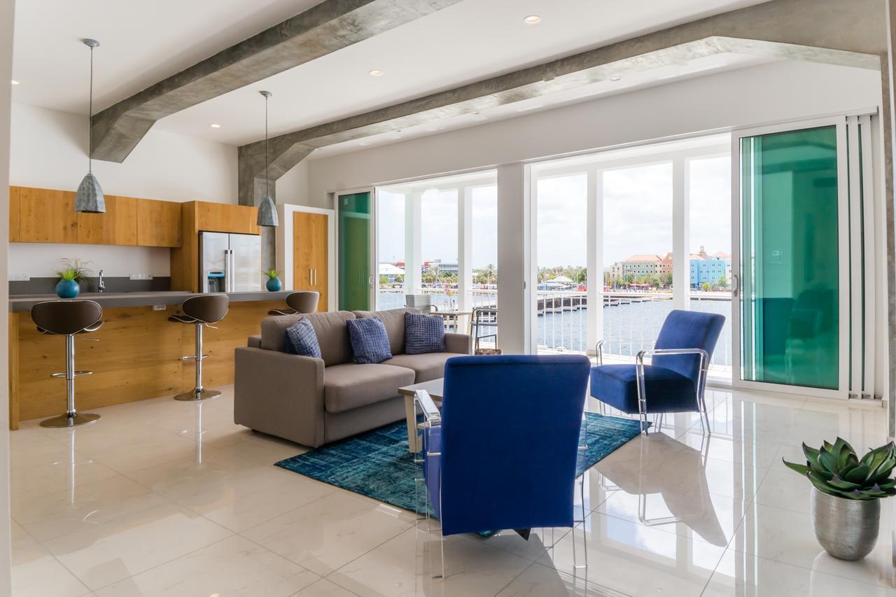 Blue Marlin Handelskade Apartments 威廉斯塔德 外观 照片